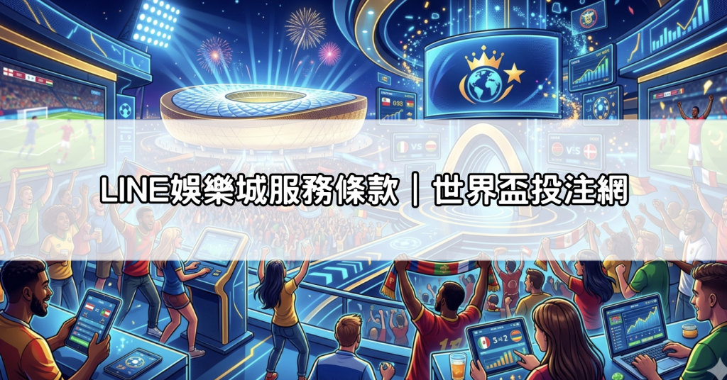 LINE娛樂城服務條款｜世界盃投注網